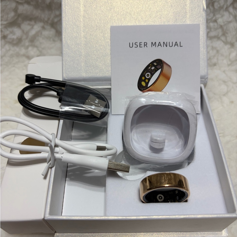 Source Unknown Gold Smart Ring Size 11